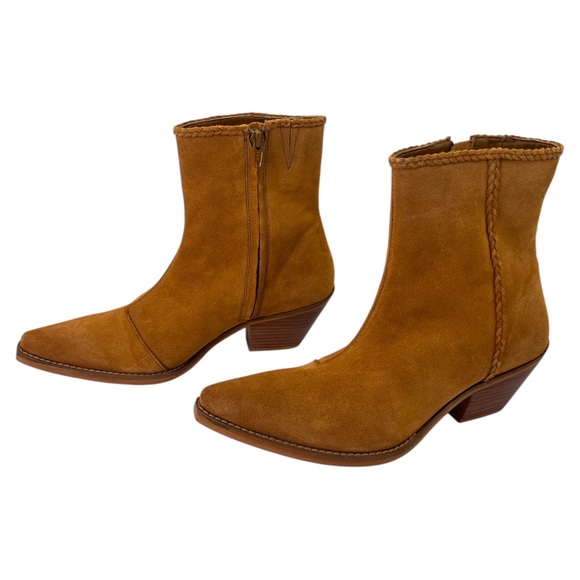 Coconuts By Matisse Arial Women Leather Pointed Toe Ankle Boots, Size 7 - Picture 1 of 11